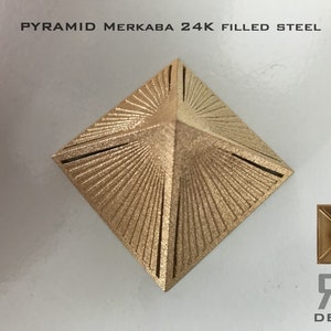 Golden Pyramid Star Tetrahedron Merkaba Orgone Orgonite