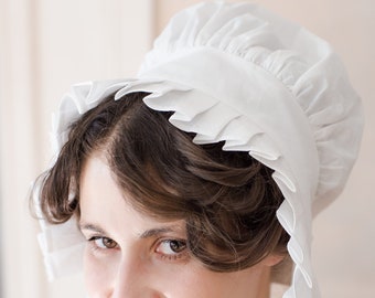 Casquette de nuit de la fin du 18e siècle ou du début de la Régence