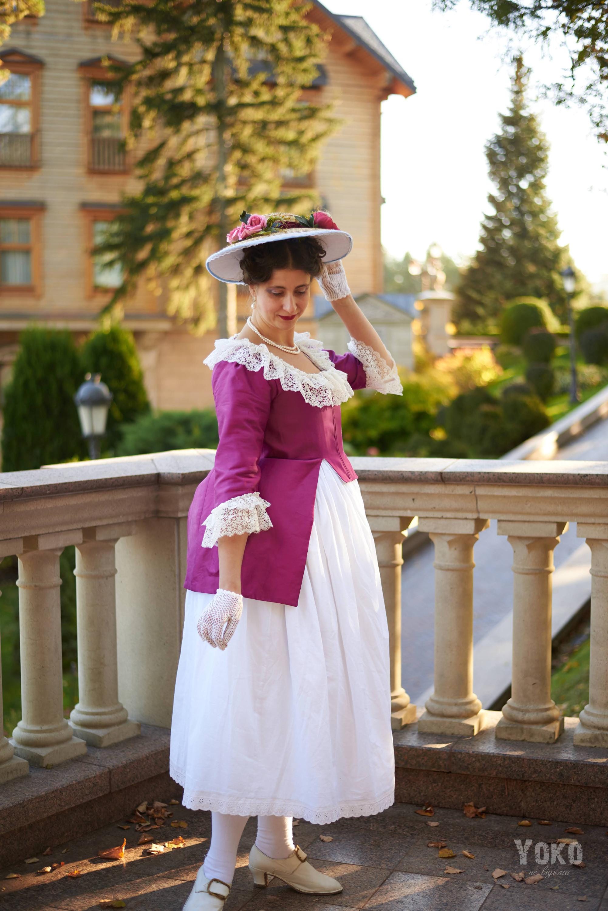 Rococo Caraco Jacket & Skirt: 18th Century Colonial Costume - Etsy UK