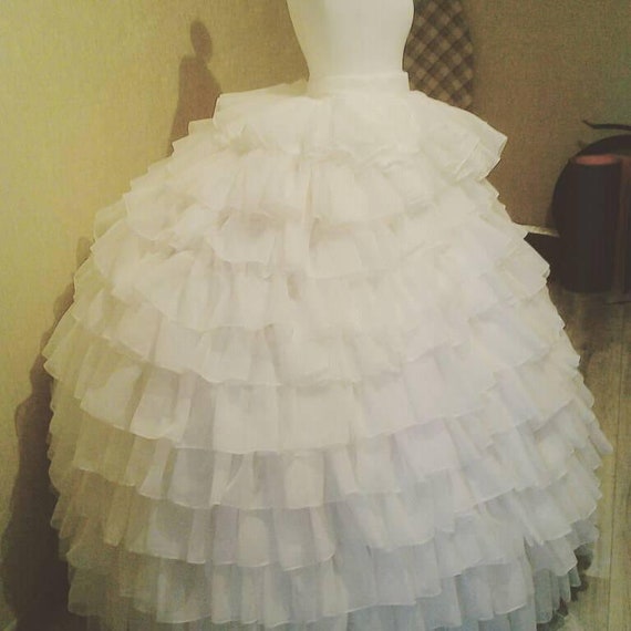 1860s Crinoline Civil War Victorian Petticoat Etsy