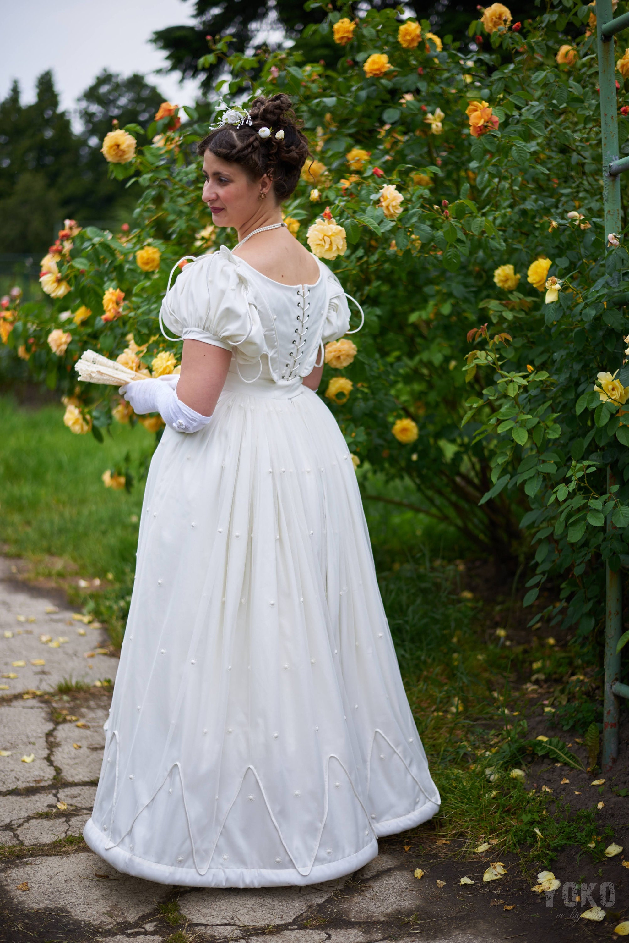 Regency Wedding Dress, Napoleonic Wedding Gown - Etsy