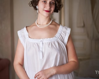 1890s Victorian RomanticChemise Steampunk Base Layer Breathable Cotton Corset Liner