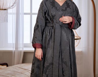 18 century Banyan, Rococo Home Bedgown, Kimono Robe