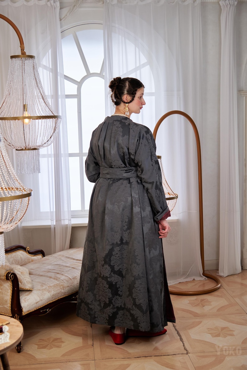 18 Century Banyan, Rococo Home Bedgown, Kimono Robe - Etsy