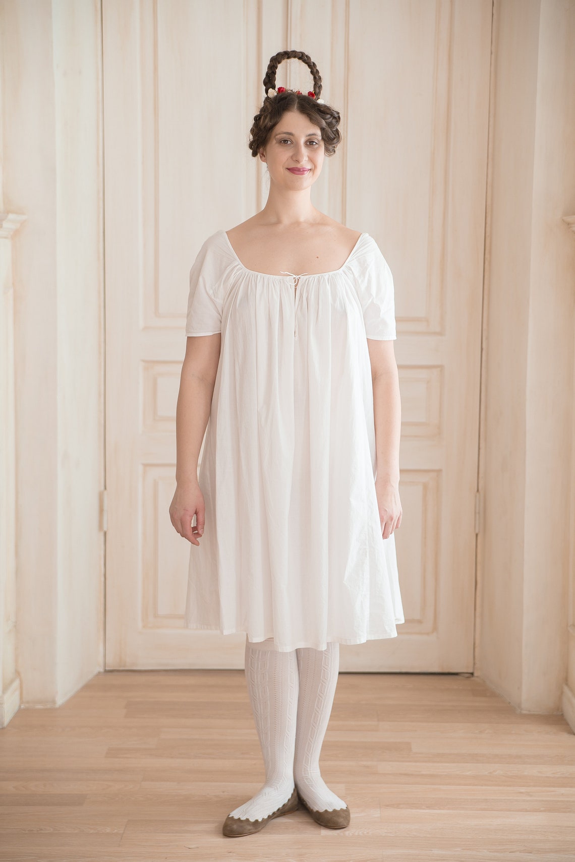 1800 1820s Regency Period Chemise Etsy