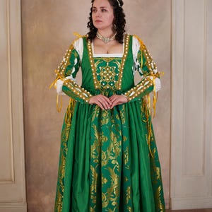 Italian Renaissance Renfaire Dress, Ready to ship 15% off the regular price, One size only