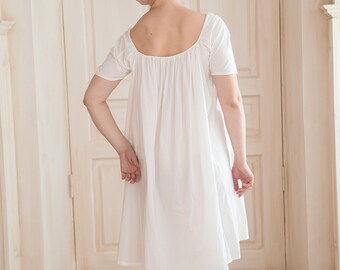 1800 1820s Regency Period Chemise and a Nightgown