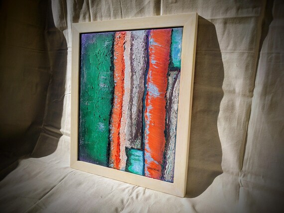 Original Abstract Art Acrylic Painting Modern Wall Art Etsy