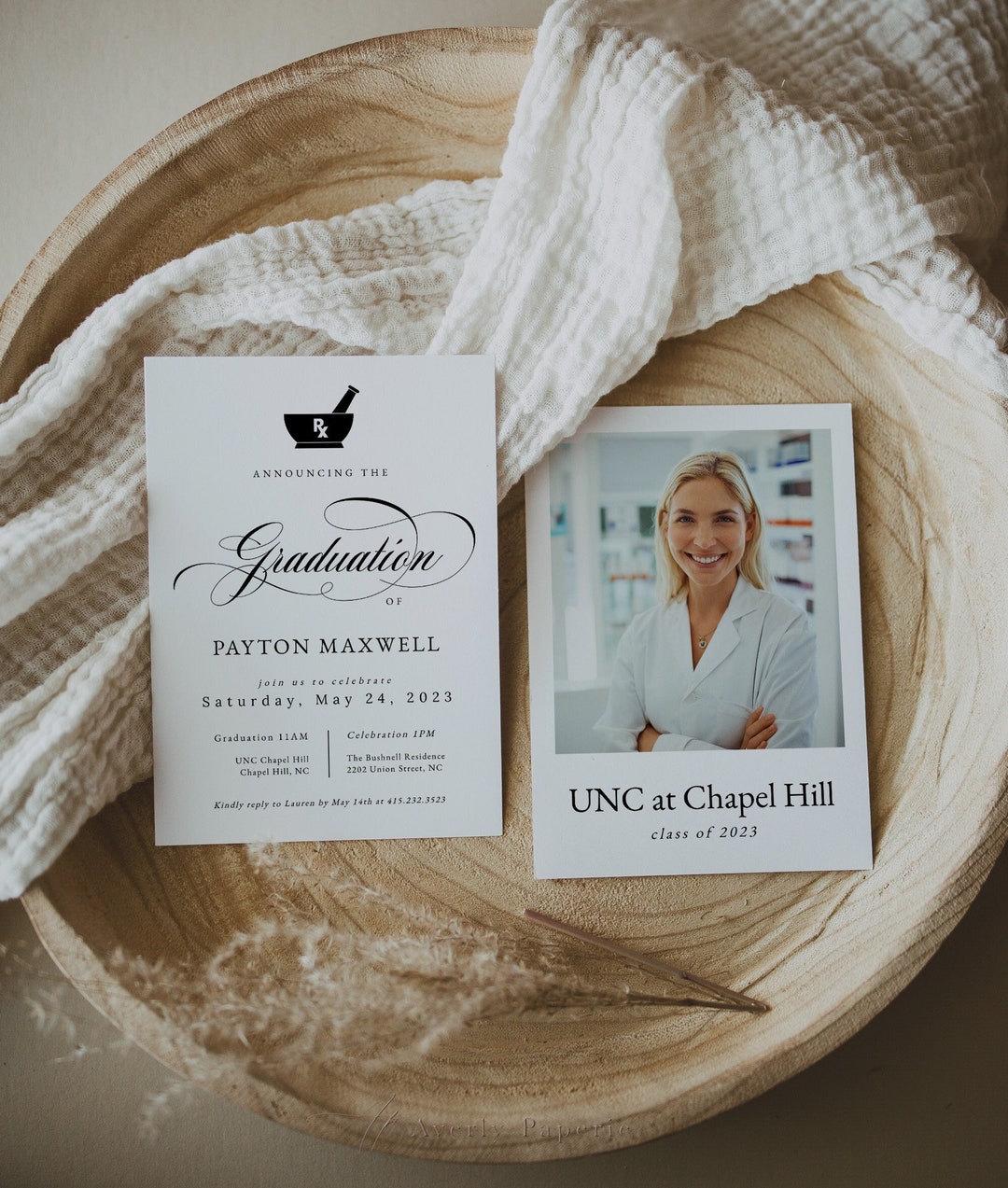 Pharmacy Graduation Party Invitation, Printable Pharmacist Graduation