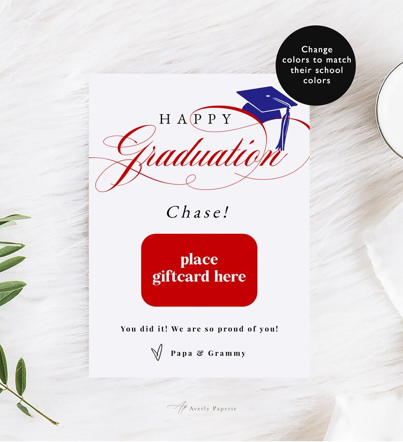 Graduation Gift Card Holder Printable Law School Graduation Etsy