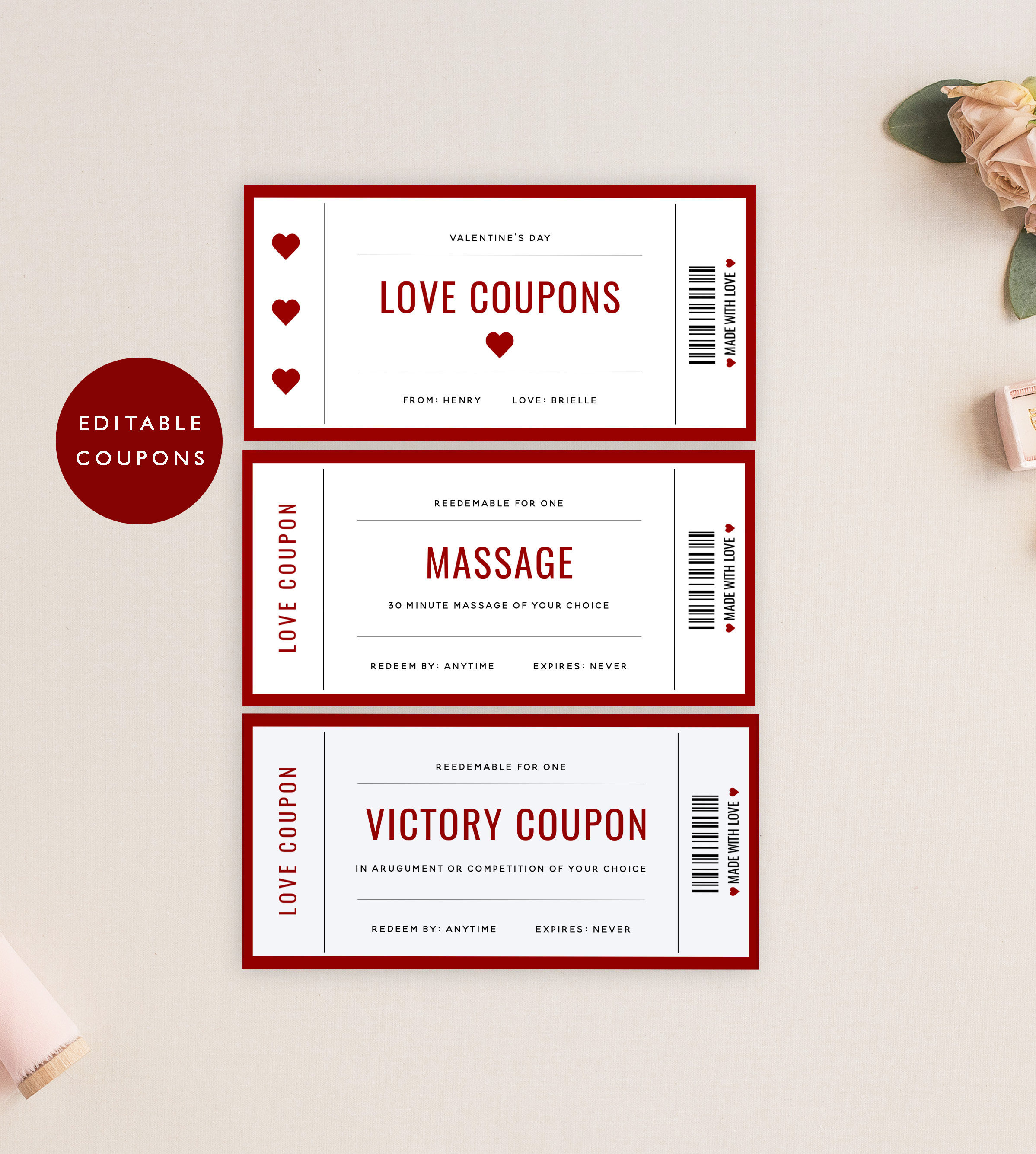 15 IOU Love Voucher Coupons For Him Or Her, Husband Wife Boyfriend Or Girlfriend Couples Valentines Day, Unique Birthday, Funny Anniversary, Romantic Christmas Gift, Naughty Sexy I Owe You Sex Cards 