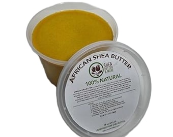 Yellow Raw Shea Butter - Unfiltered and Organic