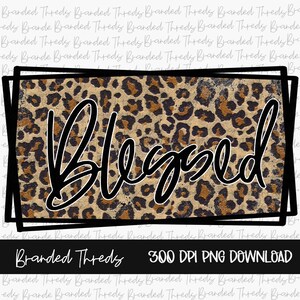 Sublimation, Digital, Download, , Clip Art, PNG ONLY, PNG, Cheetah, Leopard, Blessed