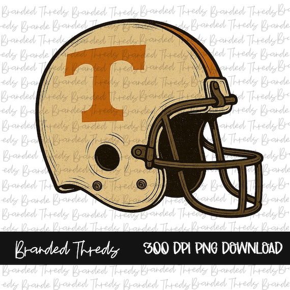 Sublimation, Digital, Download, , Clip Art, PNG ONLY, PNG, Football, Tennessee Vols, helmet, vintage helmet, Sports, volunteers