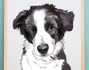 Custom Pet Art, Custom Pet Portrait, Custom Animal Art, Pet Art Commission, Custom Pet Portrait Illustration, Portrait with Pet