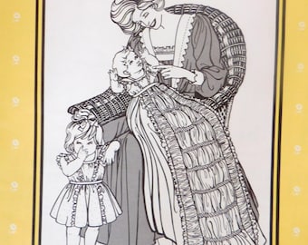Folkwear 228 Victorian Christening Gown Pattern, Vintage 1984, Uncut, Infants 2-9 Months, Toddlers Sizes 1-4 Heirloom Heritage Sewing