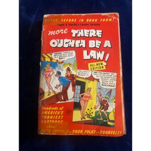 ¡Debería haber una ley! Nueva edición de cómic de bolsillo, libro gráfico de humor de los años 50
