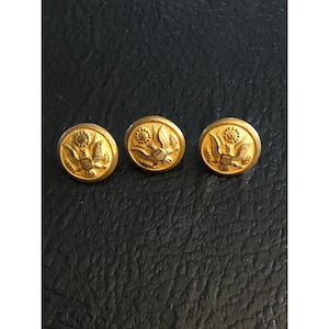 ★１９４０年代＊アメリカ軍＊海軍＊ブローチ（実物） Set of 3 Brass US Military Buttons, Antique - Etsy