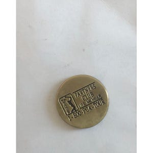 Partners Club Life Member PGA Tour Collectible Brass Coin Ball Mark