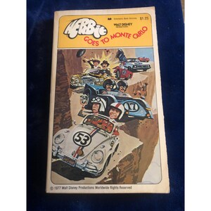 ハービー・ゴーズ・トゥ・モンテカルロ ヴィンテージペーパーバック 1977年 スコラスティックブックサービス