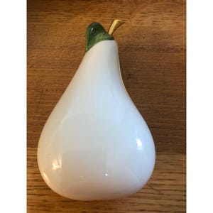 Lenox Pear Shaped Trinket Gold-Trimmed Porcelain Decorative Dish Made In USA