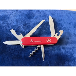Canivete multifuncional Victorinox Swiss Army Camping vermelho