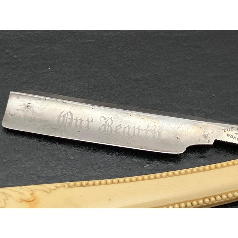 Jr Torrey Razor Vintage J.R. Torrey Straight Razor Ivory Bakelite Handle - Etsy