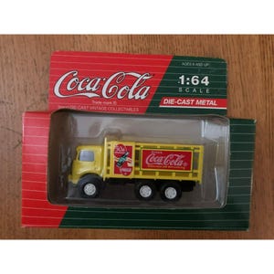 Coca-Cola 1:64 Scale Die-Cast Metal Vintage Collectible Truck Ages 8 & Up
