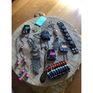 Assorted Boho and Punk Jewelry Bundle: Necklaces Earrings Bracelets Paparazzi & More