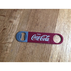 Coca-Cola Red Bottle Opener With Circle Handle & Steel Head