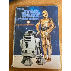 The Star Wars Storybook Hardcover By Random House 1978 With Full-Color Photographs