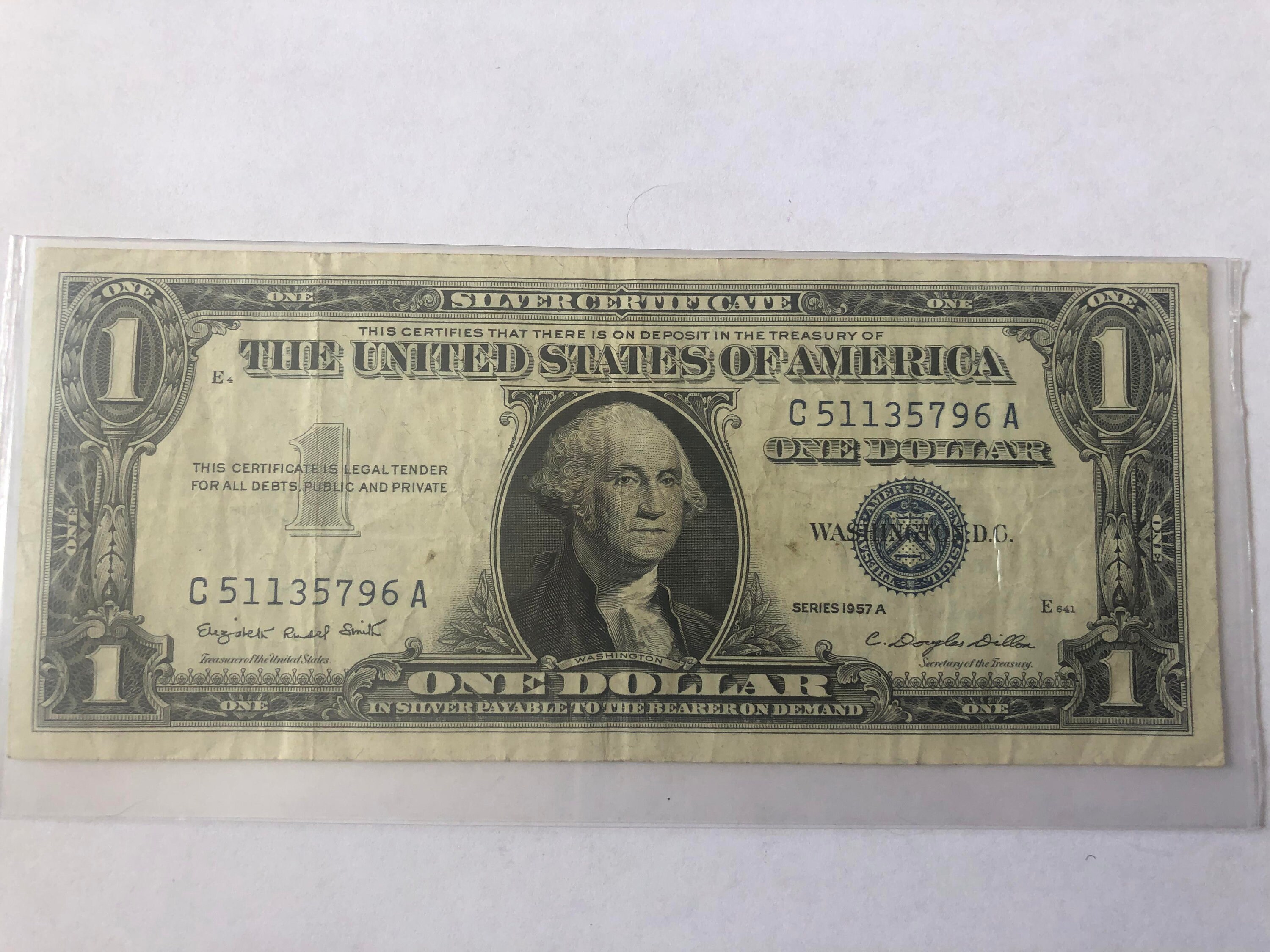 1957a Silver Certificate Etsy