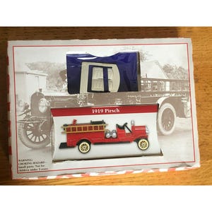 1919 Pressed Fire Truck Die-Cast Collectible Model With Original Box
