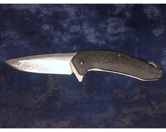 Kershaw Speedsafe Folding Pocket Knife With Textured Handle & Stainless Steel Blade