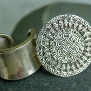 Silver Tibetan Knot of Eternity Ring (Adjustable) | Handmade in Nepal