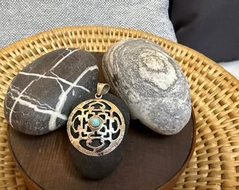 Sterling Silver Tibetan 'Double Dorje' Pendant | Handmade in Nepal