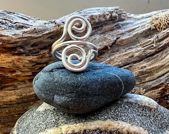Sterling Silver Serenity Rings | Handmade in Nepal