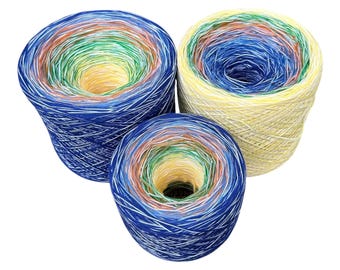 Samba Street, Gradient Cotton Natural Fiber Yarn