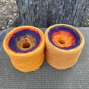 Sugarplum Fairy Spun, Gradient Yarn - Rena'sThreadandCrafts