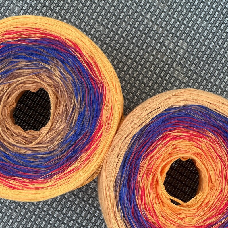 Sugarplum Fairy Spun, Gradient Yarn - Rena'sThreadandCrafts