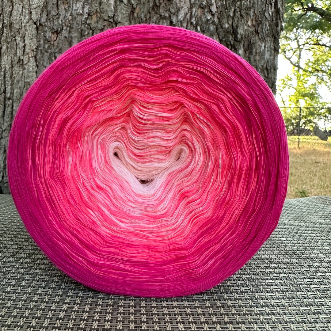 Sugarplum, Cotton Gradient Cake Yarn, 8 Ply Soft Cotton Fingering