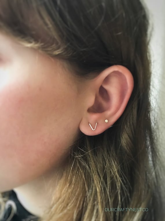 Earrings for multiple holes deals