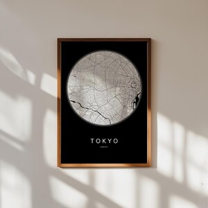 Carte Tokyo Affiche Tokyo Japon Plan Japon Art Carte Tokyo Poster Carte Tokyo Carte Murale Tokyo Plan Tokyo Carte Moderne Décoration