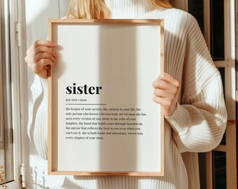 Sister-in-law definition print, sister-in-law sentimental gift, sister from another mister print, gift for in laws, sister-in-law birthday
