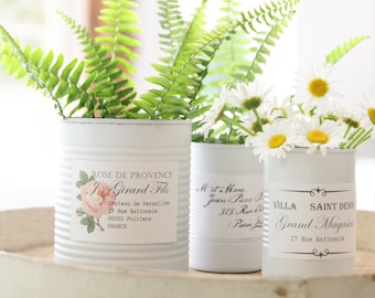 French Labels, Digital Downloads, Digital Labels, Printable Labels, French Script Labels, Jar Labels, Can Labels, Downloadable Prints