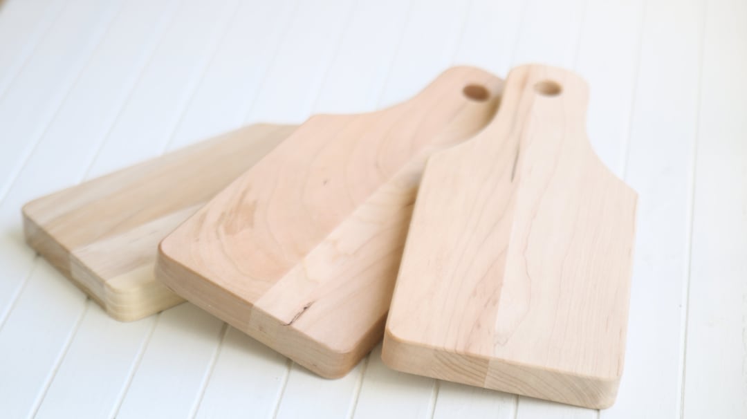 Wood Cutting Board, Small Cutting Board, Cutting Board, Unfinished Wood Cutting Board, Natural