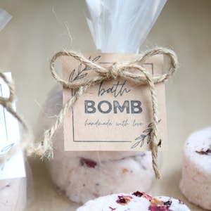 Bath Salt Labels, Bath Bomb Labels, Jar Labels, Digital Label, Digital Download, Bathroom Decor, Printout Label, Mother's Day Label image 2