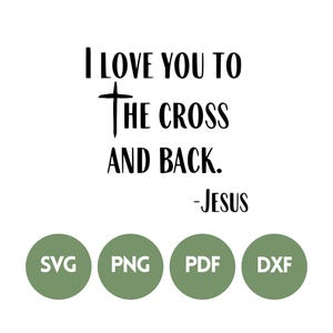 Te amo SVG, señal de las Escrituras, calcomanía de las Escrituras, SVG de la iglesia, SVG de motivación, calcomanía inspiradora, descarga digital Jesús me ama