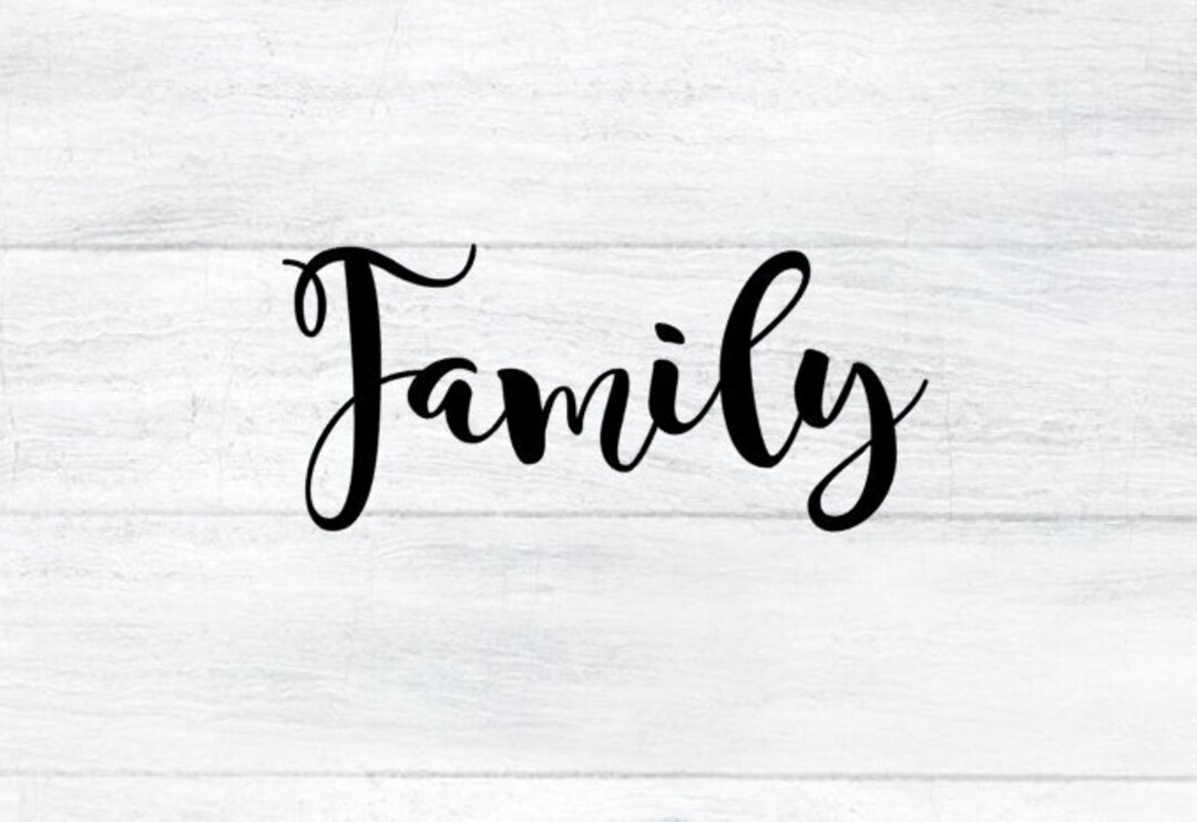 Family Decal,vinyl Decal, Vinyl Sticker, Vinyl Letters, Family Sticker ...
