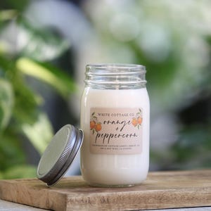 12 Unze Kerze, Sojakerze, Bauernhauskerze, Muttertagsgeschenk, Geschenk für Sie, Weiße Kerze, Duftkerze, Damengeschenk